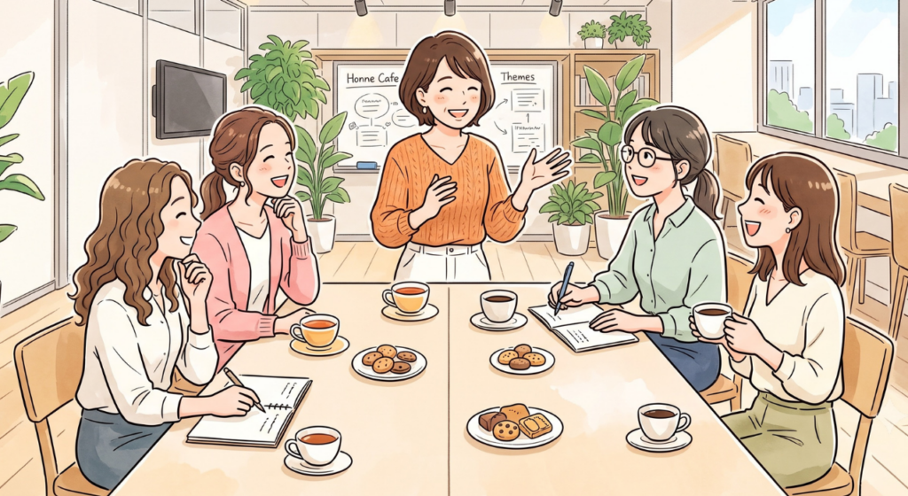 結婚後の本音カフェイベントの様子イメージ